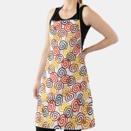 Delantal Caída de Swirls