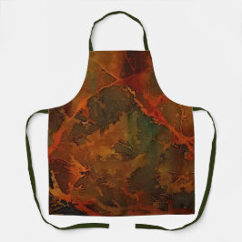 Delantal Caída del Resumen de la Tierra Rica Profunda Otoño