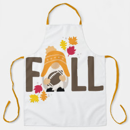 Delantal Caída gnomo y hojas