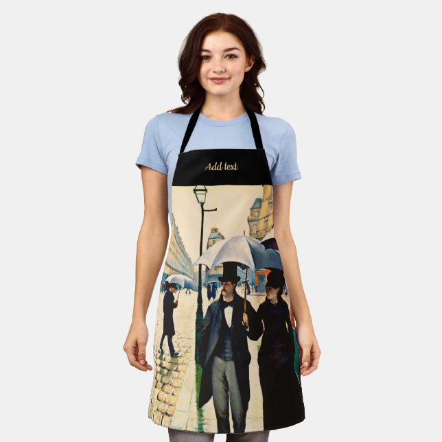 Delantal Caillebotte - Paris on a Rainy Day (Gastado)