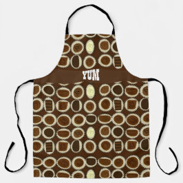 Delantal Caja de juguete de chocolate arte de dulce ilustra