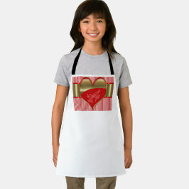 Delantal Cajas de Corazones Apron Pequeño
