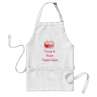 Delantal cake2, joven en las tortas del Kiddie del corazón