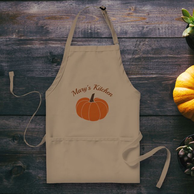 Delantal Calabaza Apron (Pumpkin Apron)