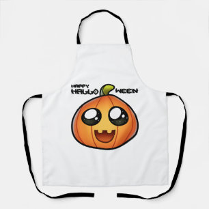 Delantal calabaza de halloween