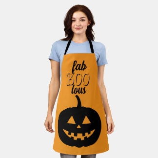 Delantal Calabaza de Halloween FABULOSA 