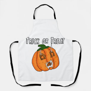 Delantal Calabaza divertido regalo travieso broma Halloween