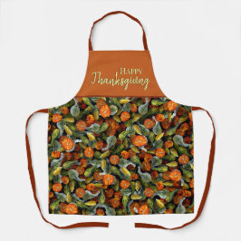 Delantal Calabaza, esquash Apron de cosecha otoñal