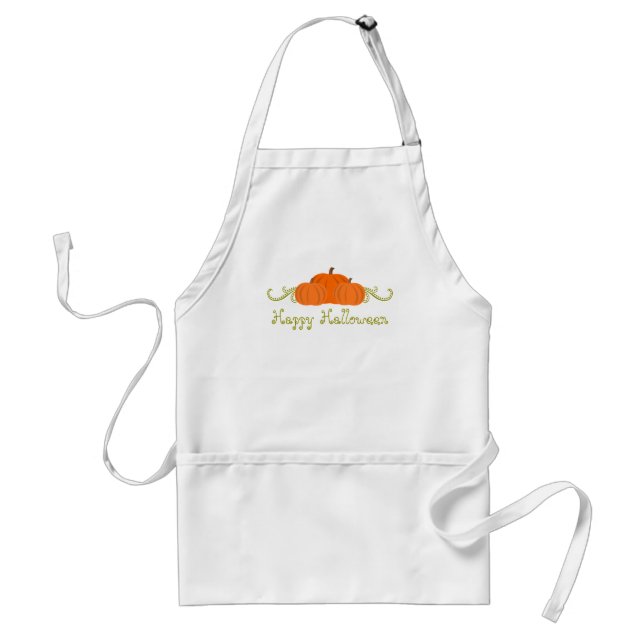 Delantal Calabaza nadar Halloween Apron (Frente)
