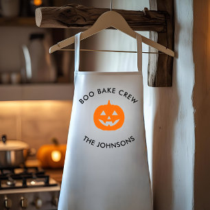 Delantal Calabaza personalizada de Boo Crew - Personalizada