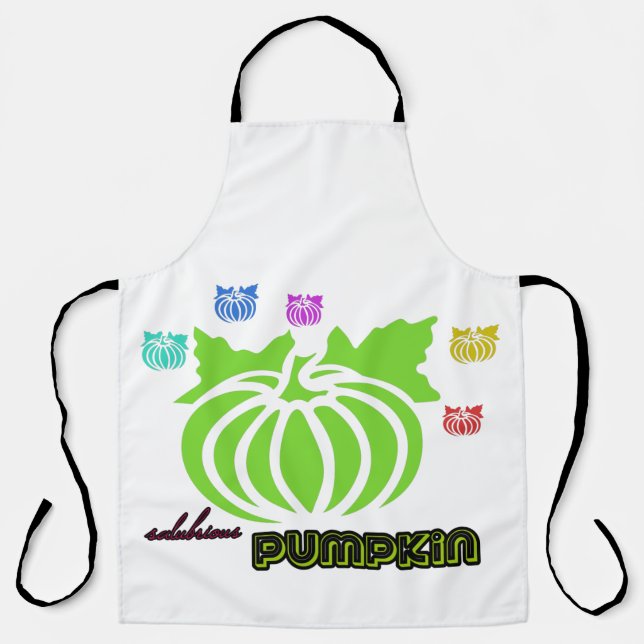 Delantal calabaza saludable (Anverso)