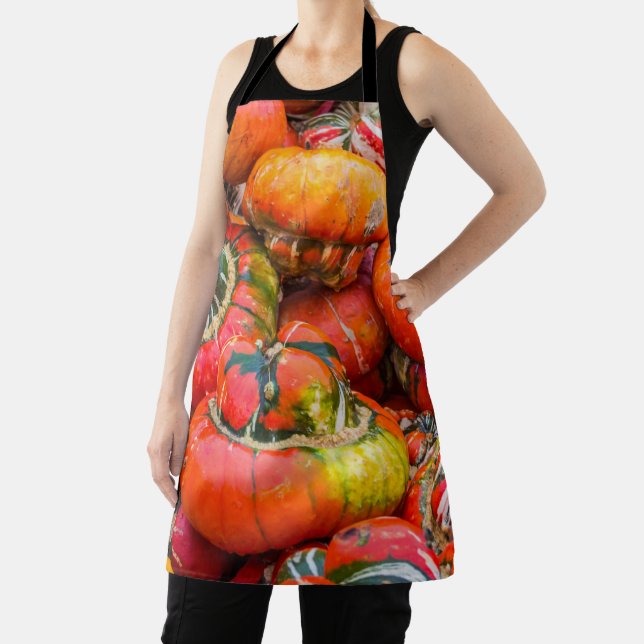 Delantal Calabazas coloridas (in situ)