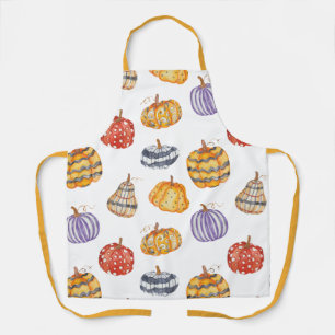 Delantal Calabazas con motivos coloridos