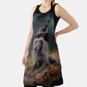 Delantal Calabazas Crestadas Chinas de Halloween Espeluznan
