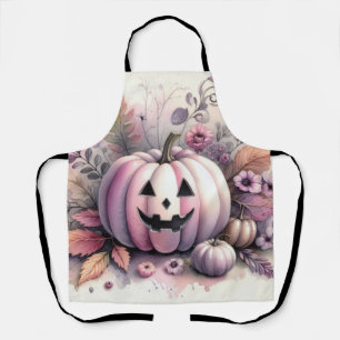 Delantal Calabazas de Halloween otoñales