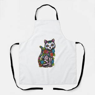 Delantal Calavera de azúcar en México Calavera Dia De Los M