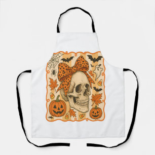 Delantal Calavera espeluznante de Halloween