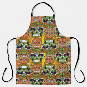 Delantal Calaveras de azúcar