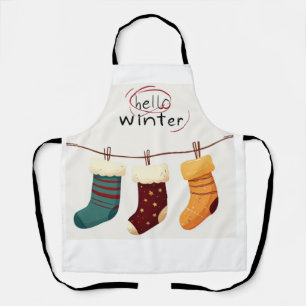 Delantal calcetines de Navidad regalos