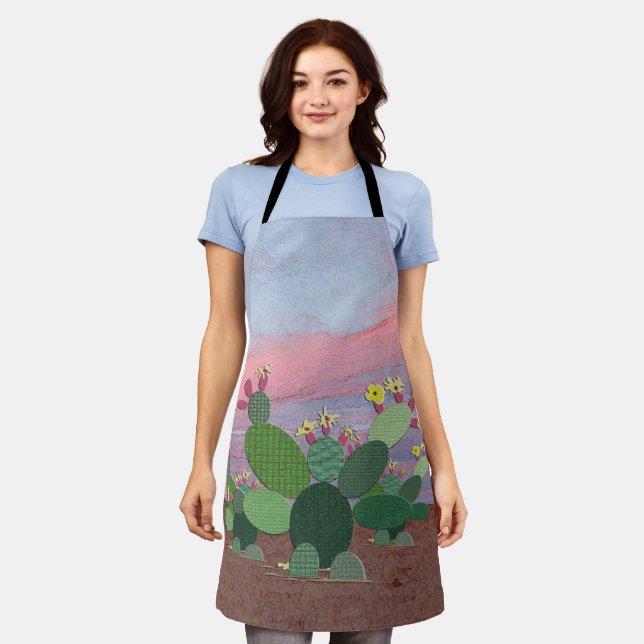 Delantal Calico Cactus Apron (Gastado)
