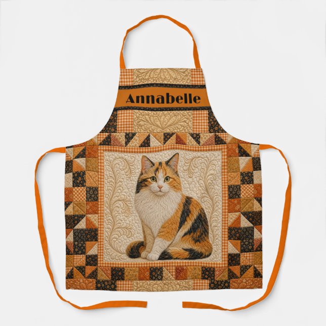 Delantal Calico Quilt Personalize (Anverso)