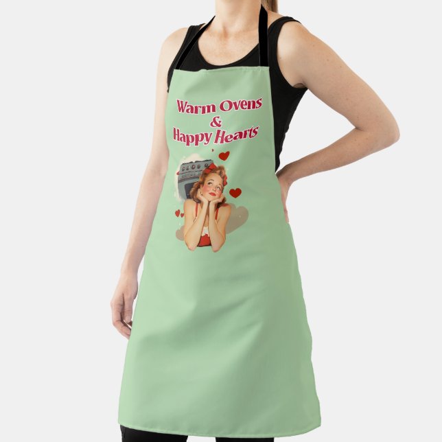 Delantal Cálidos hornos Corazones Felices (in situ)