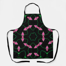 Calidoscopio de esmeralda y rosa