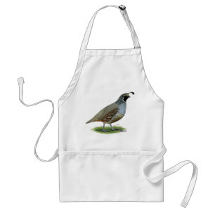 Delantal California Valley Quail