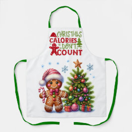 Delantal Calorías de navidades no cuentan