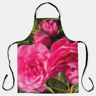 Delantal Camellia rosa