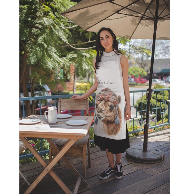 Delantal Camello navidad, personalizable (Subido por el creador)