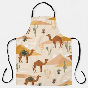 Delantal Camels Dunes Cacti: el desierto sin mar