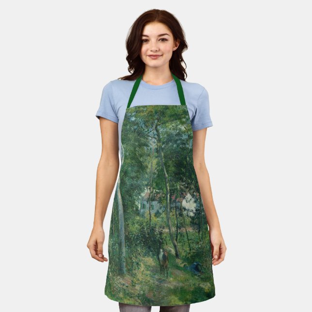 Delantal Camille Pissarro borde de bosques cerca de L'Hermi (Gastado)