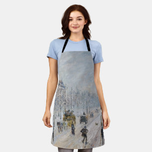 Delantal Camille Pissarro - Boulevares exteriores, efecto n