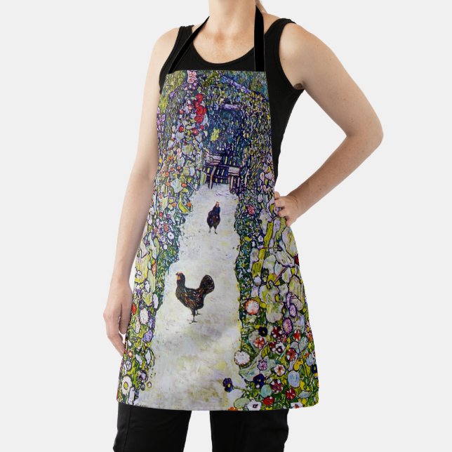 Delantal Camino Jardín con Pollos, Gustav Klimt (in situ)