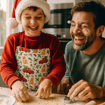 Camioneta Roja de Navidad Patrón Niños 