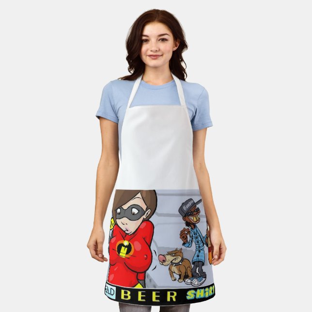 Delantal Camisa de cerveza fría (Gastado)