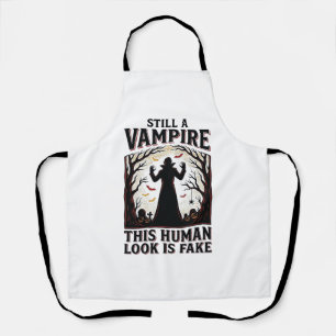 Delantal Camisa de disfraz de vampiro divertido disfraz hum