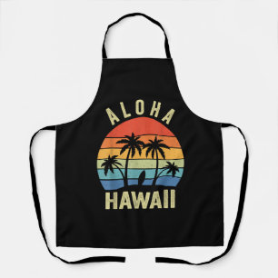 Delantal Camisa de la isla hawaiana Aloha Hawái Playa de pa