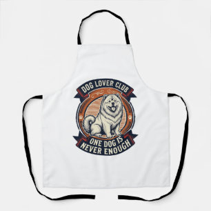 Delantal Camisa de perro Chow Chow Un perro nunca es sufici