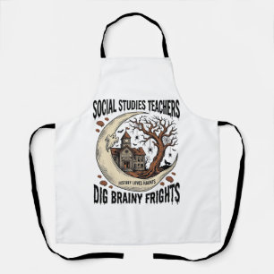 Delantal Camisa de profesor de estudios sociales Spooky Bra