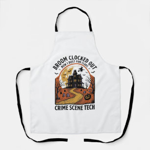 Delantal Camisa de técnico de escena del crimen divertida p