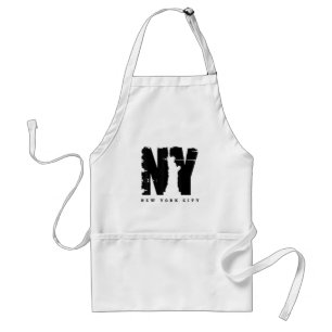 Delantal Camisas de té estilo Nueva York, Nueva York