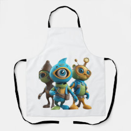 Delantal Camiseta 3D temática Personalizado - Desi lúdico y