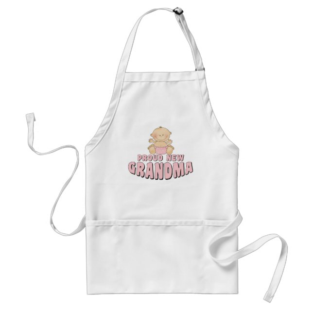 Delantal Camiseta Abuela Orgullosa Nueva (Frente)