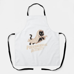 Delantal Camiseta clásica de gato fantasma