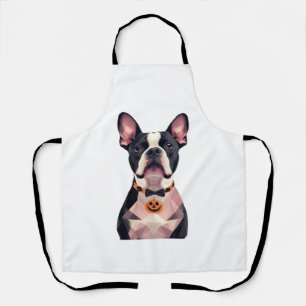Delantal Camiseta clásica de perro bruja de Halloween