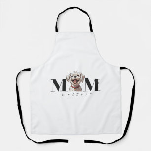Delantal Camiseta Clásica De Perro Mom MALTESE