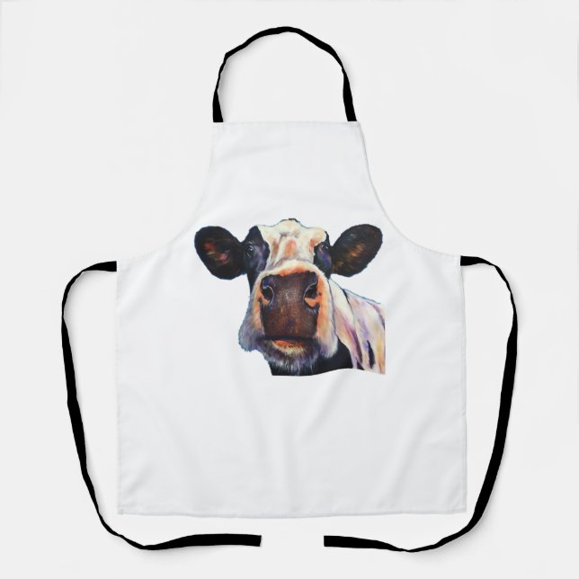 Delantal Camiseta clásica de vaca sagrada (Anverso)