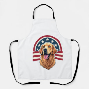 Delantal Camiseta con diseño de arco de Golden Retriever pa